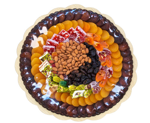 Yuvarlak 37cm Hediyelik Kayısı Paketi